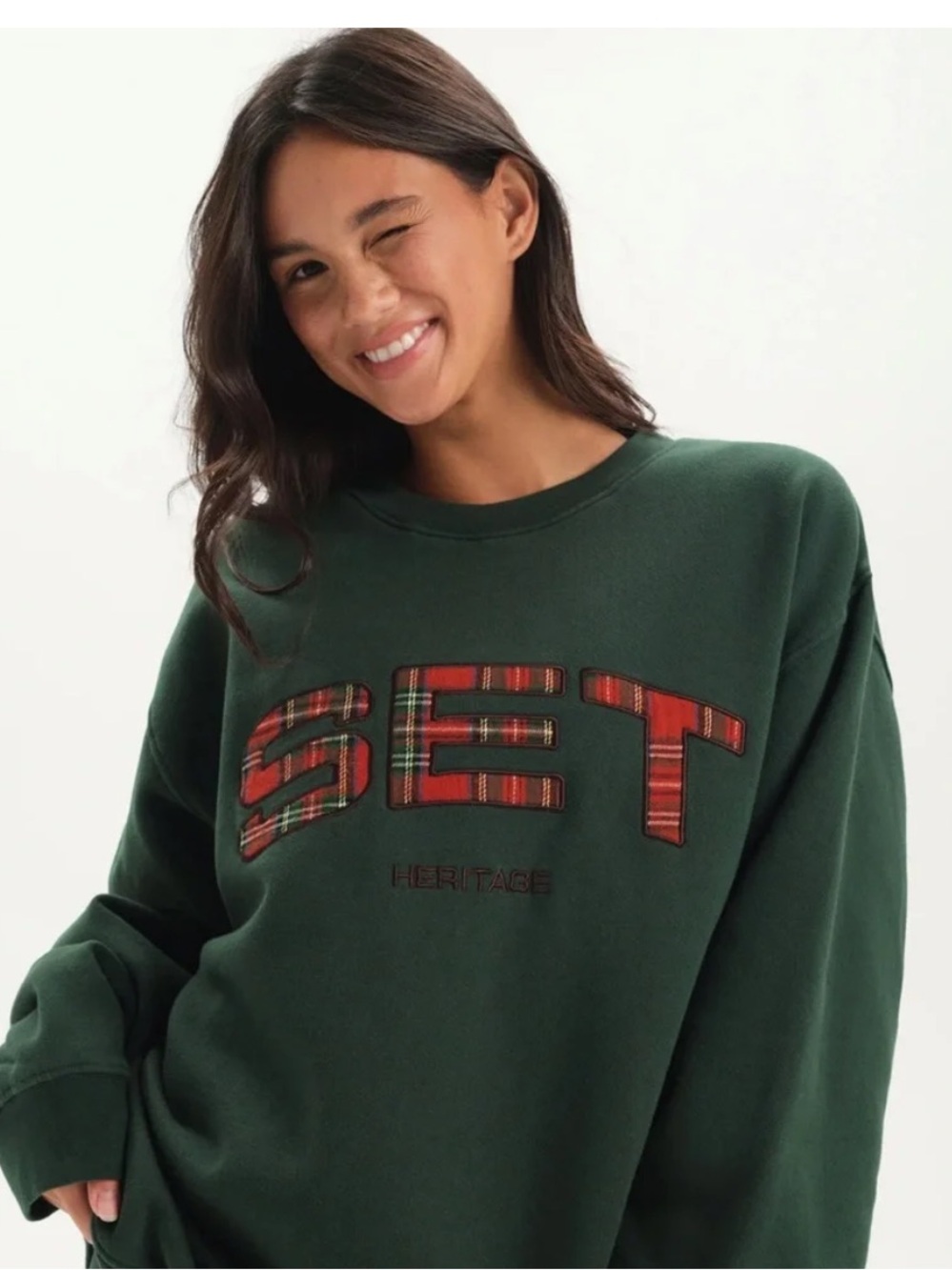 SET ACTIVE Holiday Limited Edition SETmas Crewneck-Size Large-NWT